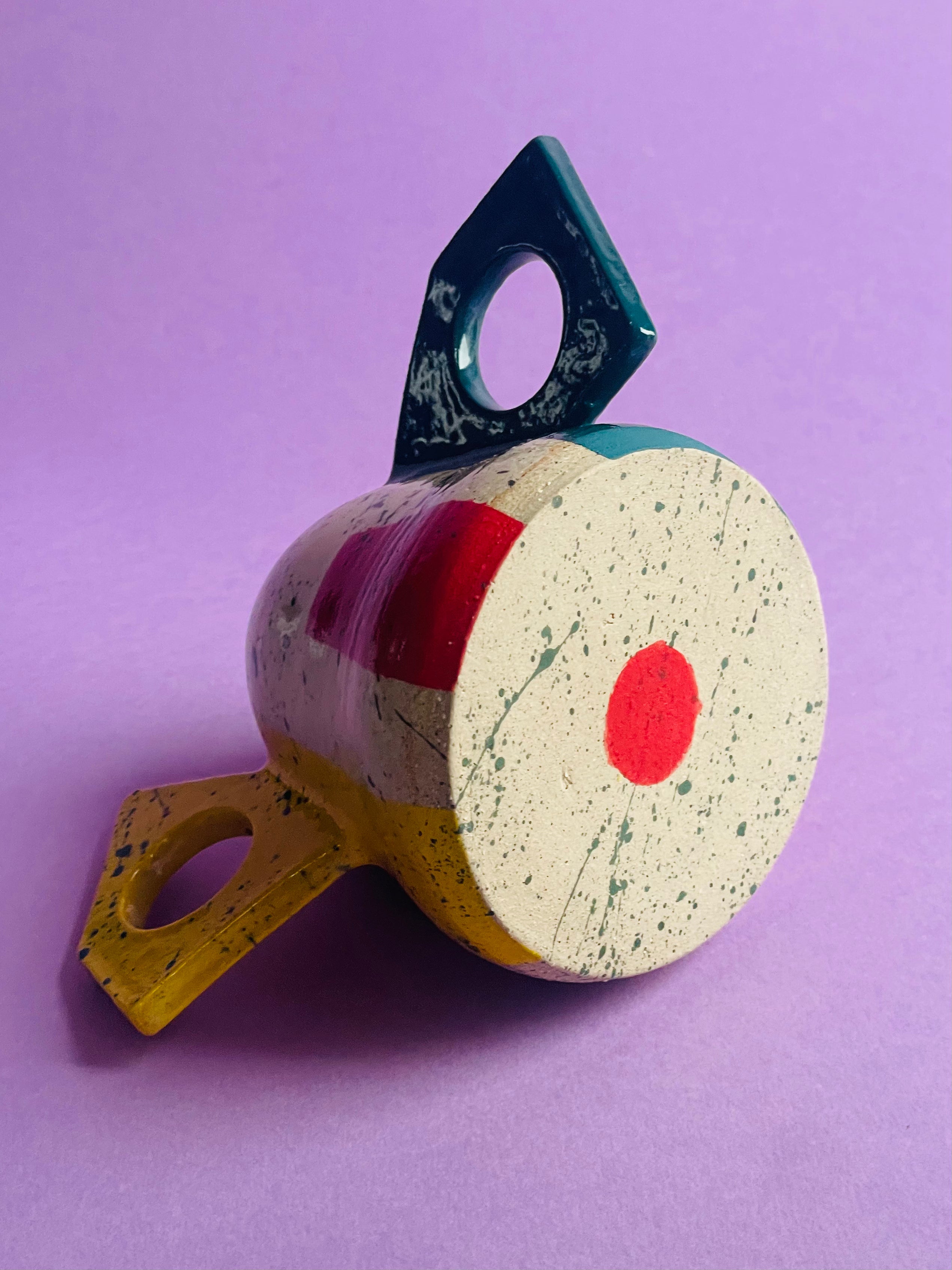 Two Wing Handled Small Bud Vase