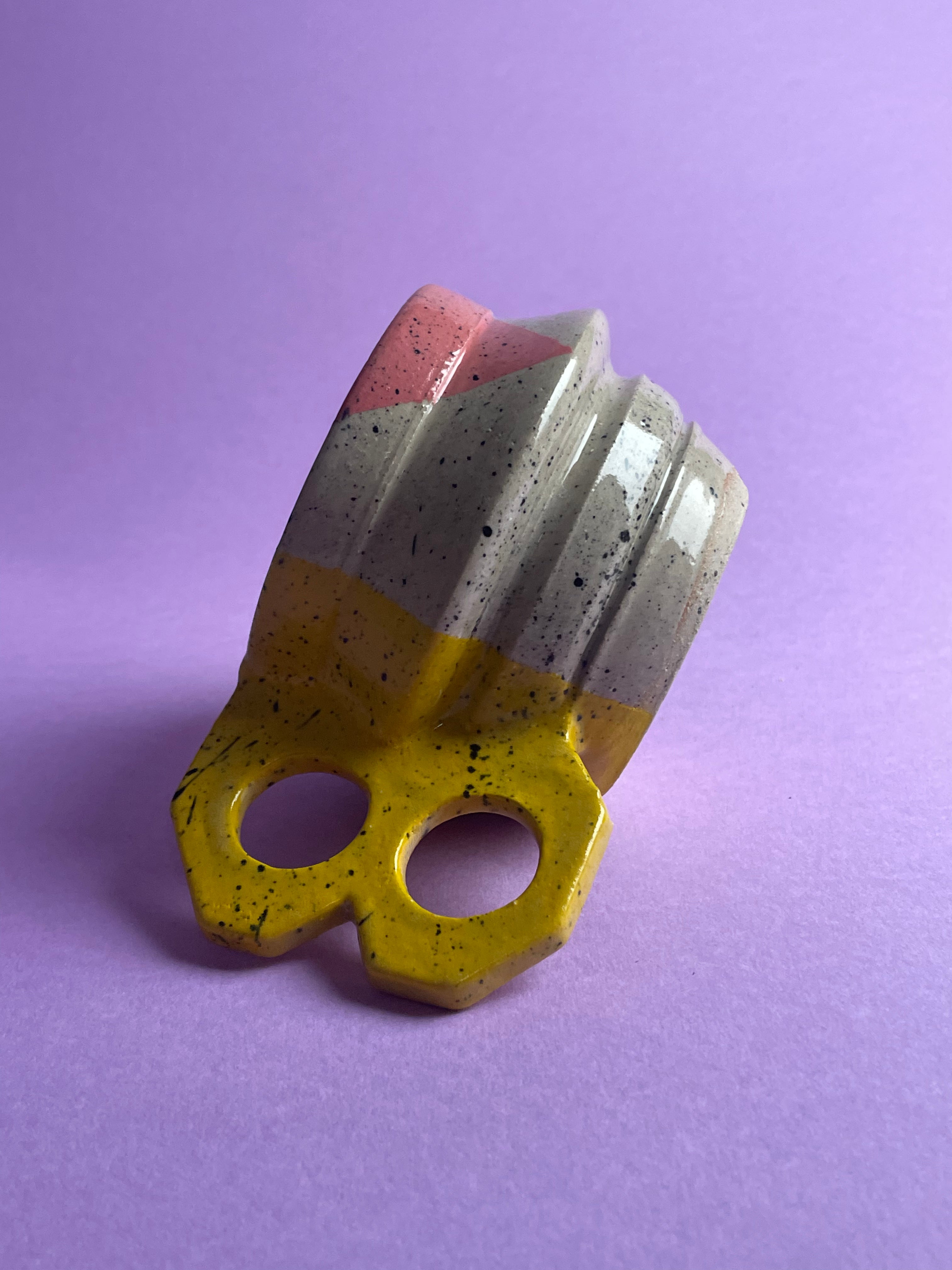 Flirty Mug- Yellow Handles