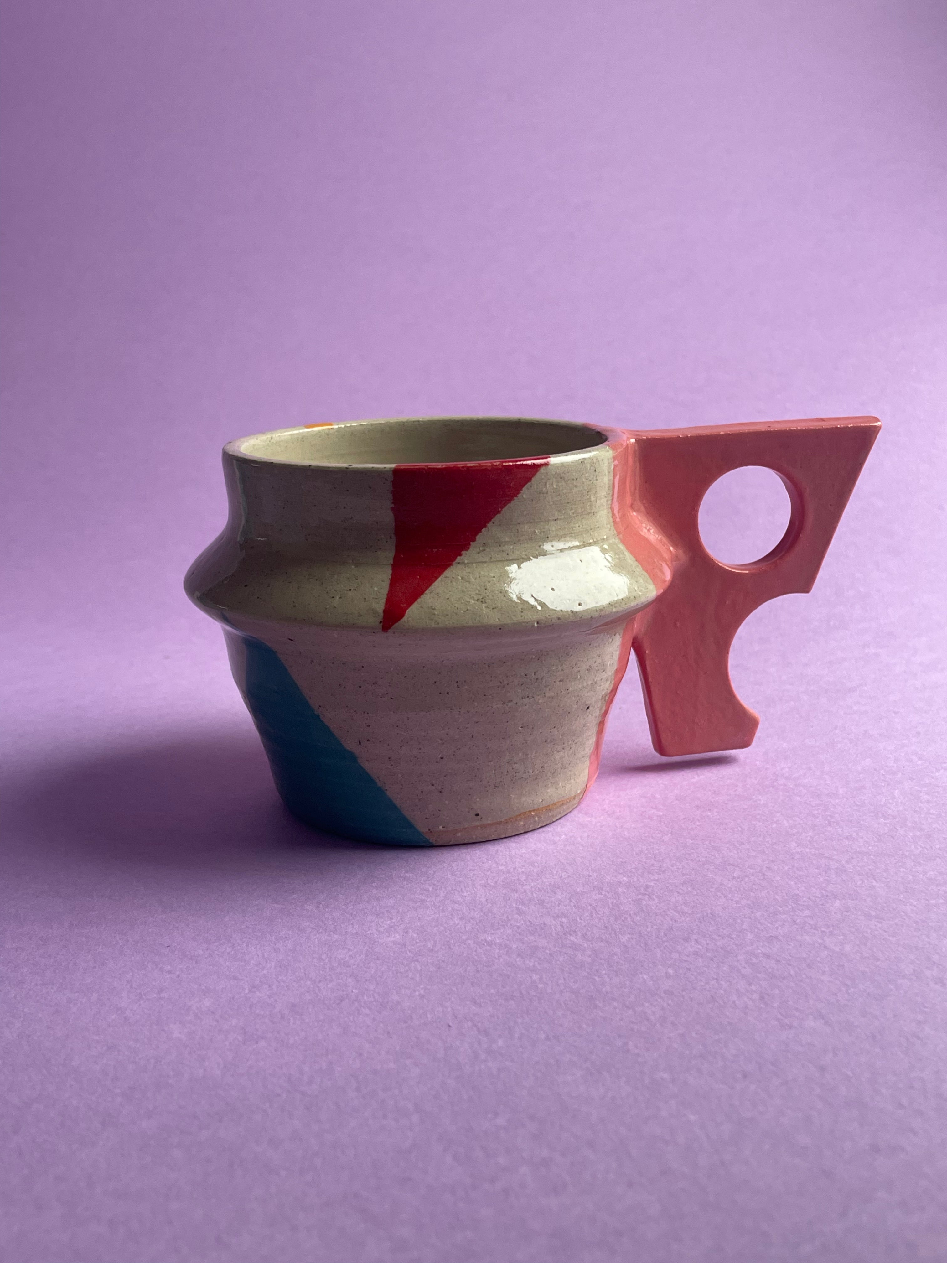 Flirty Mug - Pink Handles