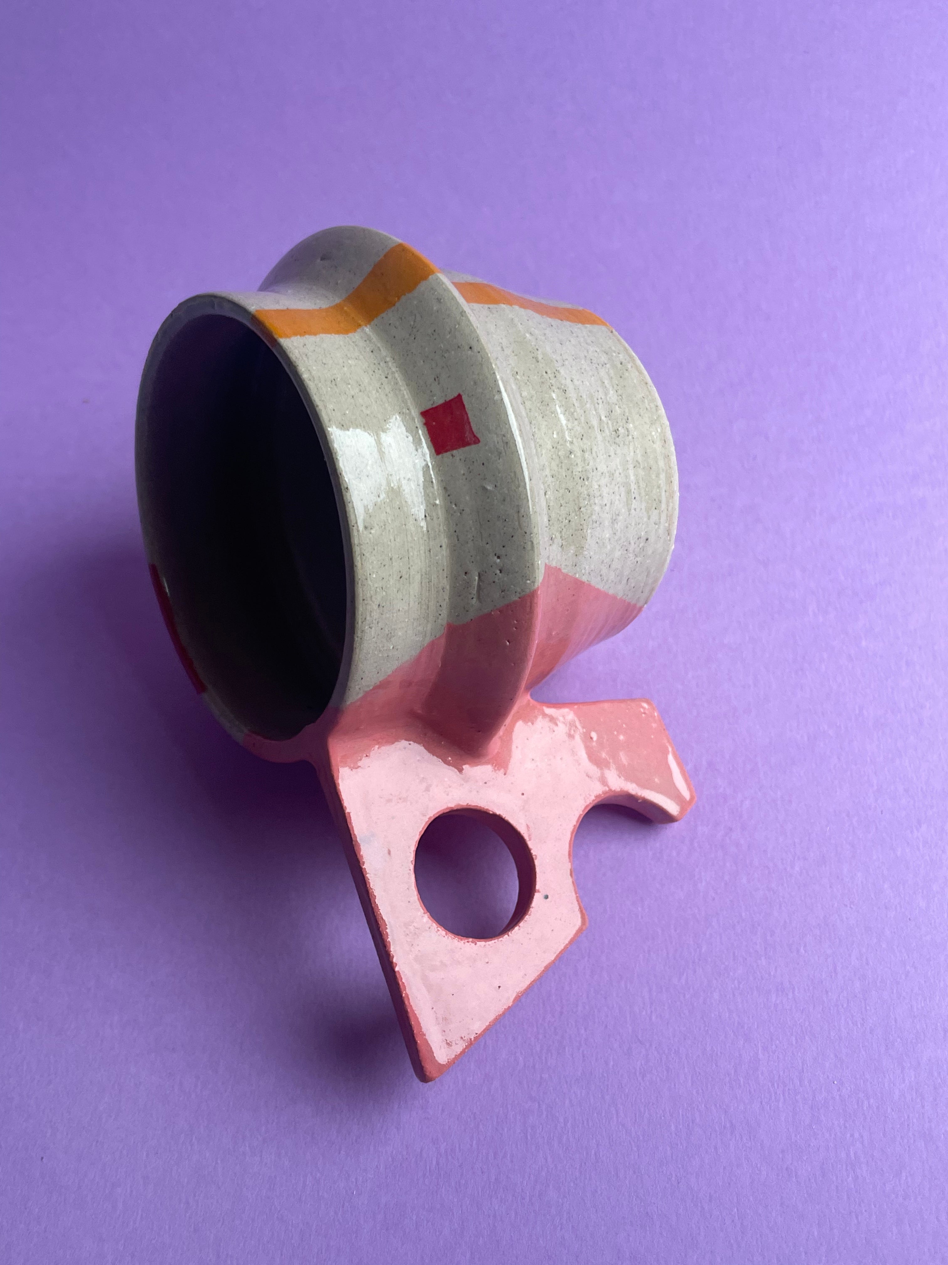 Flirty Mug - Pink Handles