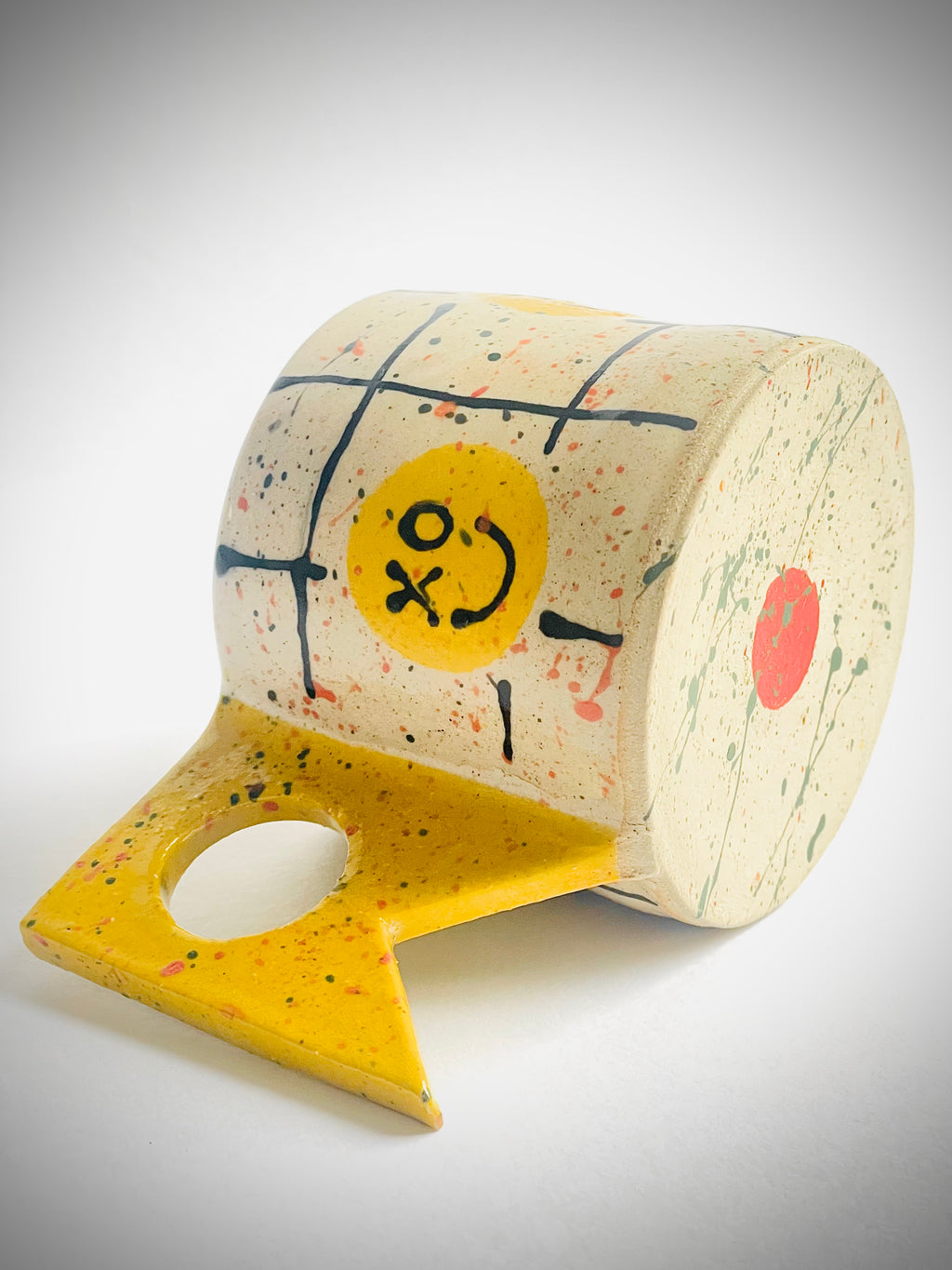 XO XX Happy Mugs - Ribbon Handle