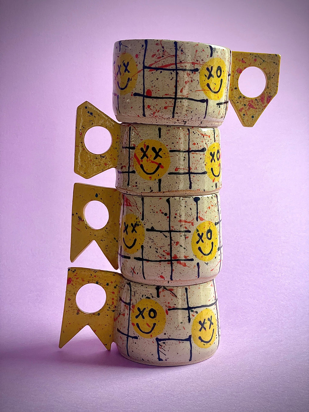 XO XX Happy Mug - Bow Handle