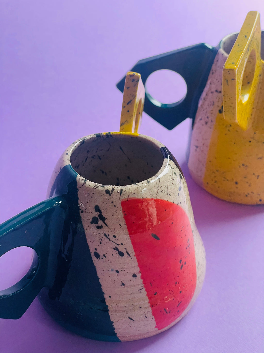 Two Wing Handled Small Bud Vase