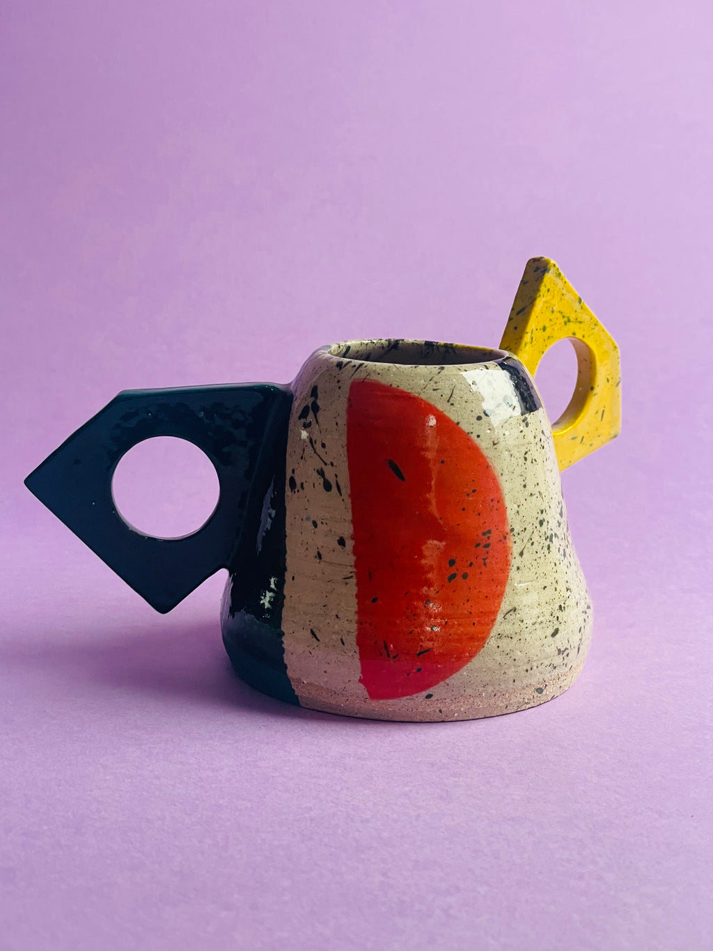 Two Wing Handled Small Bud Vase