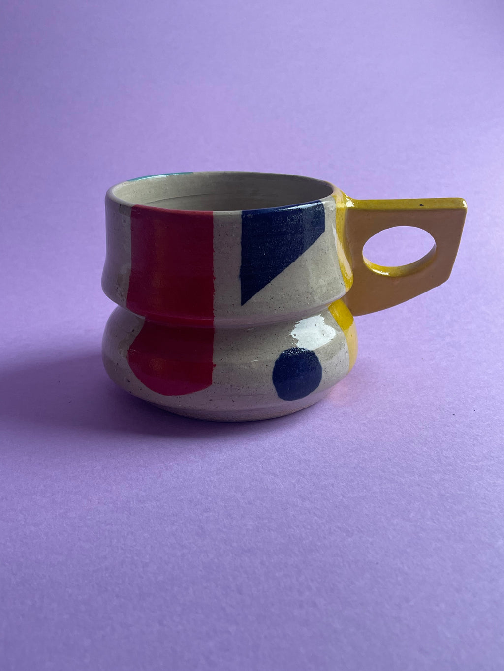 Flirty Mug- Yellow Handles