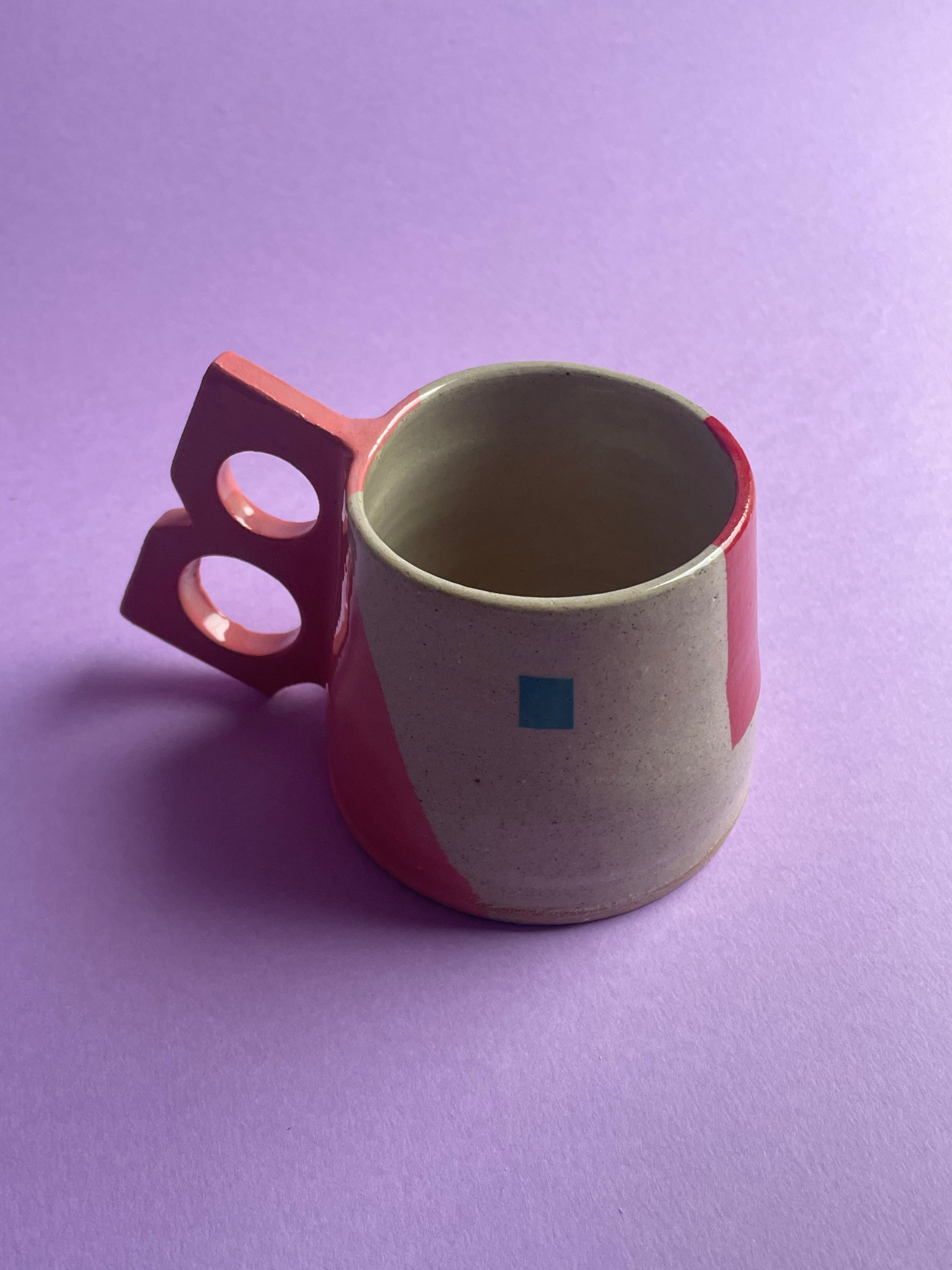 Flirty Mug - Pink Handles