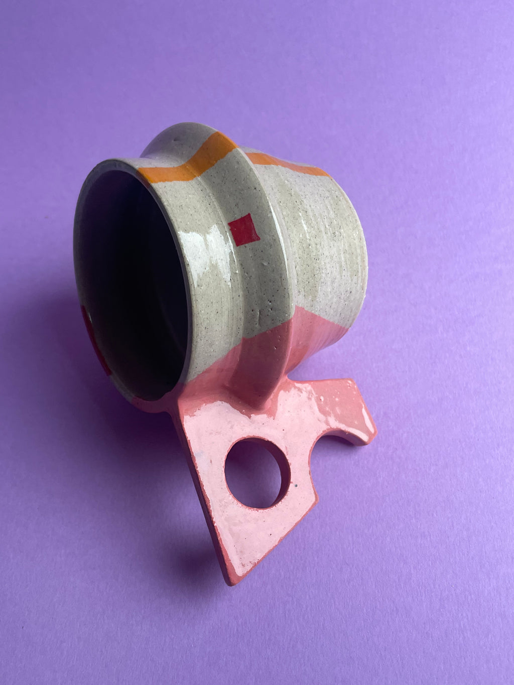 Flirty Mug - Pink Handles