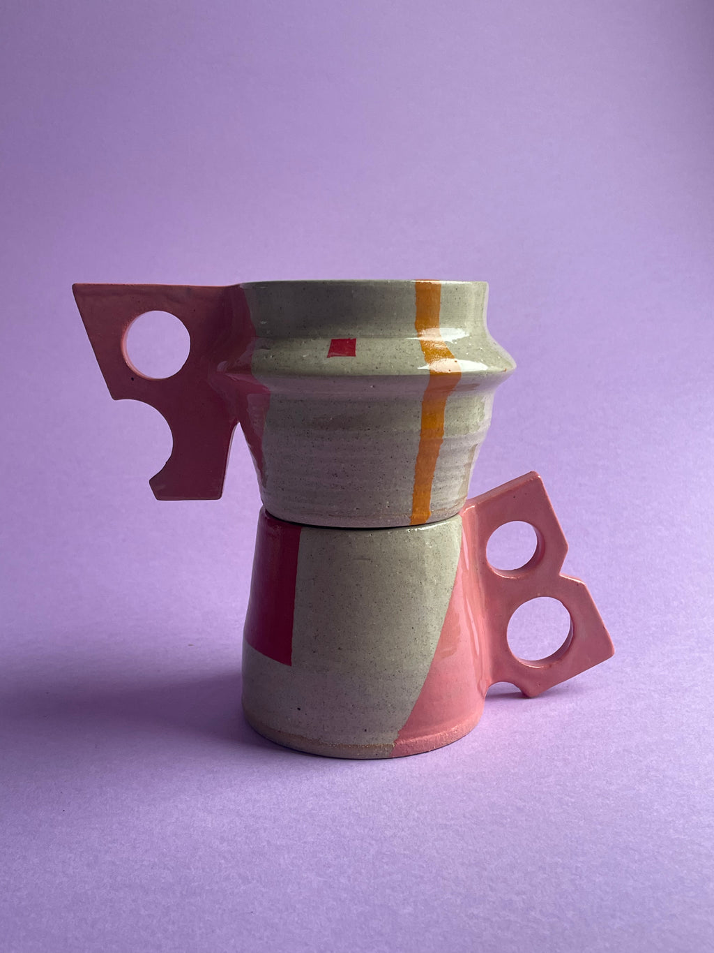 Flirty Mug - Pink Handles