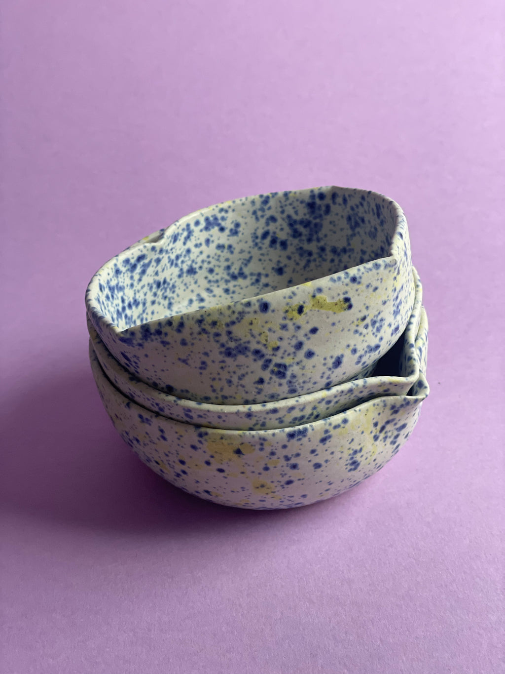 Set of Blue Mist Pouring Bowls